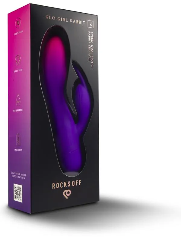 GloGirl Rabbit Rocks Off Vibrators GloGirl Rabbit Rocks Off Vibrators