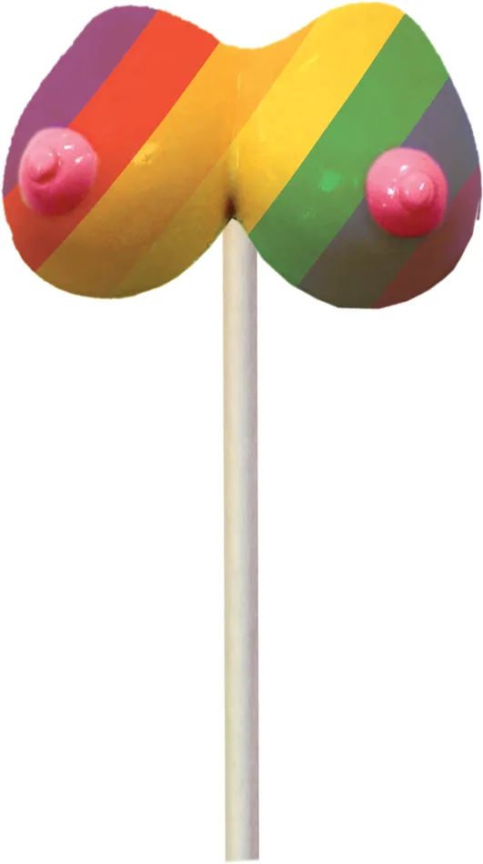 Hott Products Rainbow Boobie Pops 148 Oz Anal