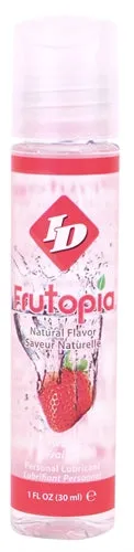 ID Lubricants Vibrators ID Frutopia Natural Flavor Strawberry 1 Oz