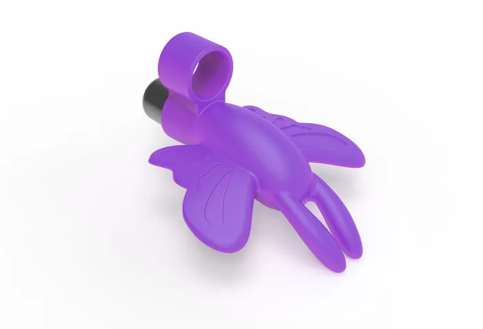 Icon Brands Vibrators The 9s Flirt Finger Butterfly Finger Vibrator Purple Icon Brands Vibrators The 9s Flirt Finger Butterfly Finger Vibrator Purple