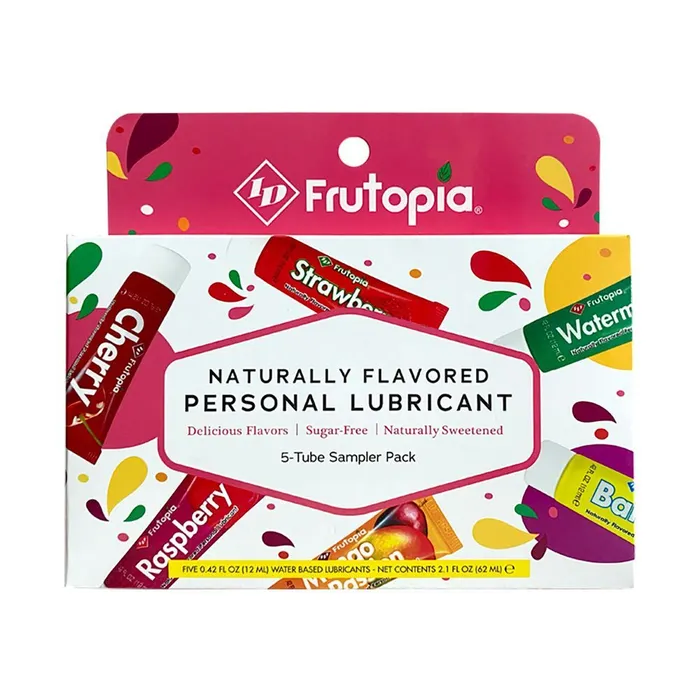 ID Frutopia Assorted 5 Tube Sampler Pack ID Lube Enhancers