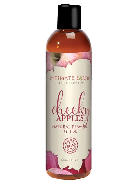 Intimate Earth Vibrators Cheeky Apples Natural Flavors Glide 60ml