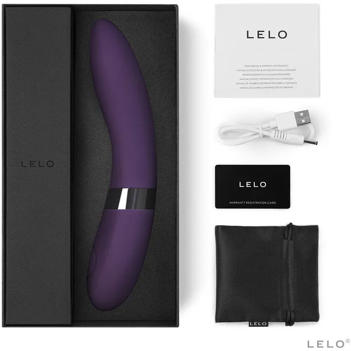Lelo Female Sex Toys Lelo Elise 2 Plum Vibrator