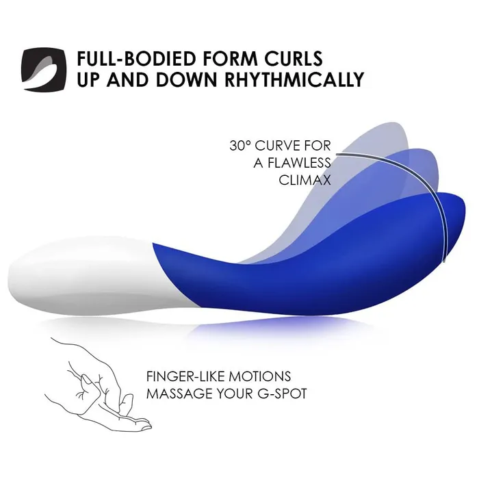 Lelo Vibrators Lelo Mona Waver Midnight Blue Vibrator Lelo Vibrators Lelo Mona Waver Midnight Blue Vibrator