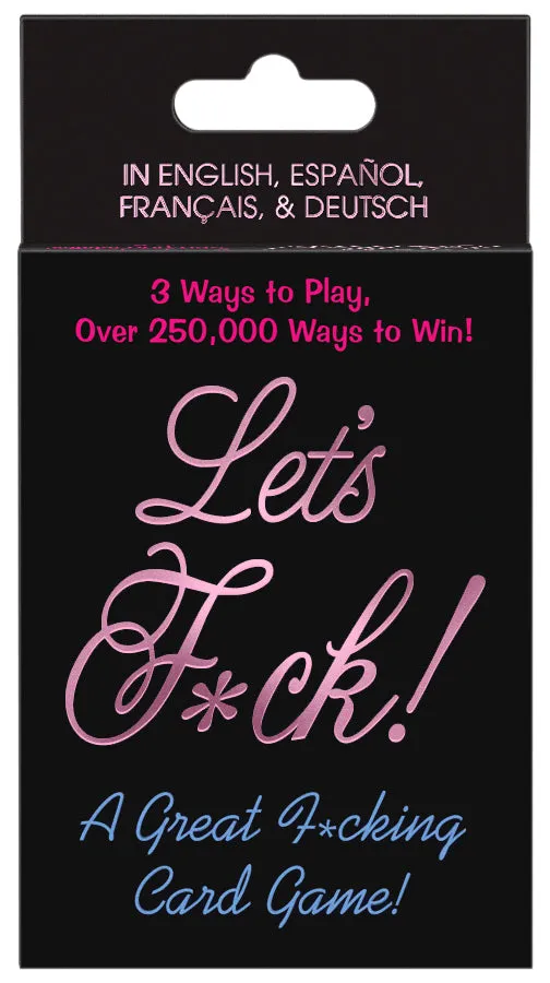 Lets FCk Card Game Kheper Games Games