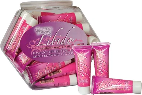 Libido Aphrodisiac for Her 36 Piece Fishbowl 05 Oz Tubes California Fantasies Couples