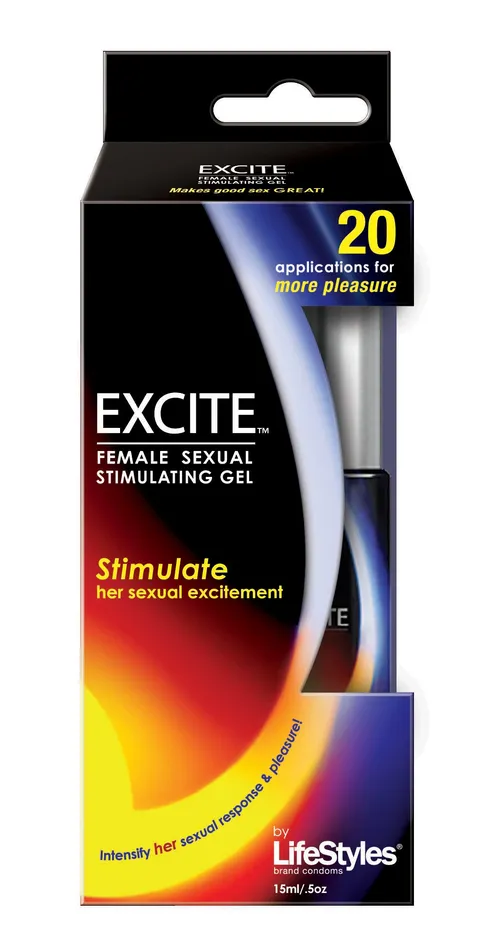 Lifestyle Condoms Enhancers Lifestyles Excite Female Sexual Stimulating Gel 15 ml 05 Oz
