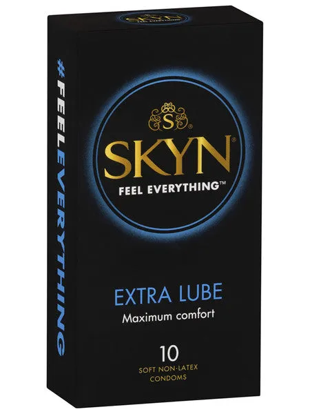 LifeStyles Male Sex Toys LifeStyles HC SKYN Extra Lube Soft NonLatex Condoms 10 pk LifeStyles Male Sex Toys LifeStyles HC SKYN Extra Lube Soft NonLatex Condoms 10 pk