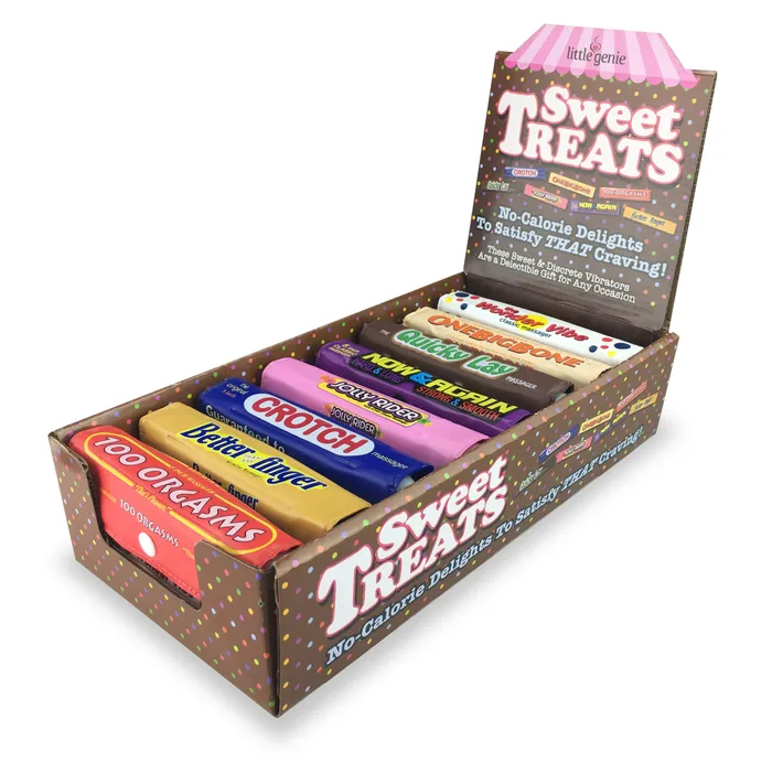 Little Genie Vibrators Sweet Treats Display 16 Count