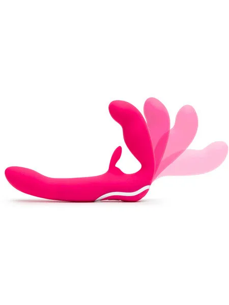 Lovehoney Vibrators Happy Rabbit Strapless Strap On Rabbit Vibe Pink