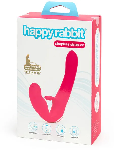 Lovehoney Vibrators Happy Rabbit Strapless Strap On Rabbit Vibe Pink