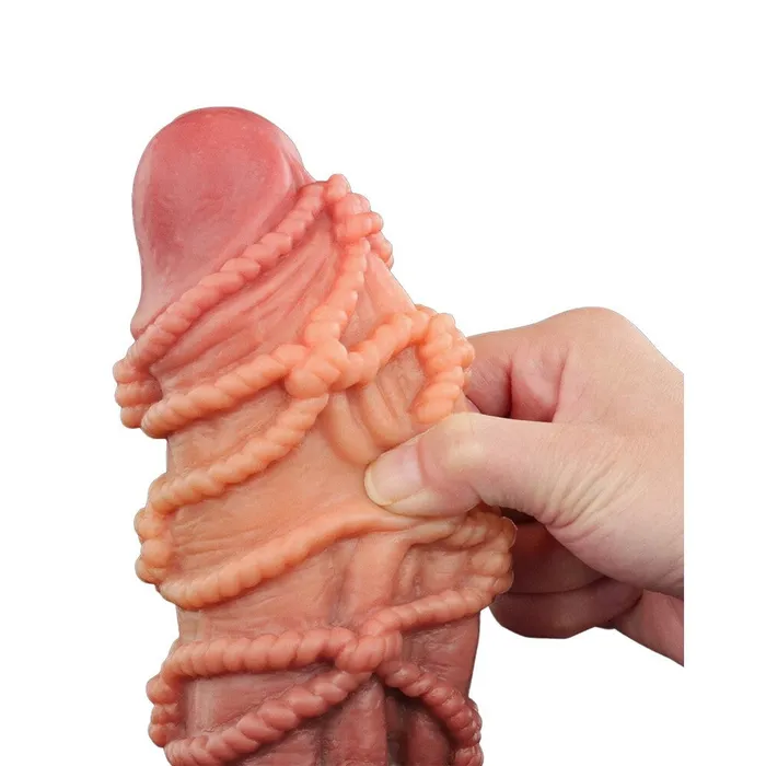 Lovetoy Lovetoy Extreme Dildo With Rope Pattern Female Sex Toys Lovetoy Lovetoy Extreme Dildo With Rope Pattern Female Sex Toys