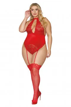LuvMyToyz Vibrators Garter Teddy Queen Size Lipstick Red Valentine HP