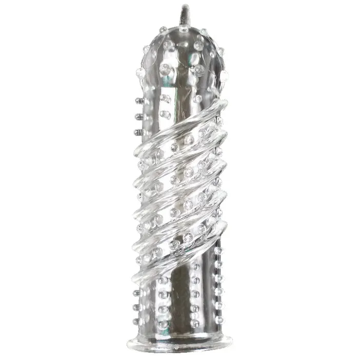 Male Sex Toys Clear Textured Orgasma Penis Sleeve Linx Kinx Minx