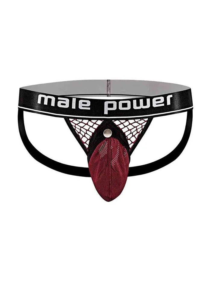 Male Sex Toys Cock Pit Net Cock Ring Jock S M Burgundy Male Power