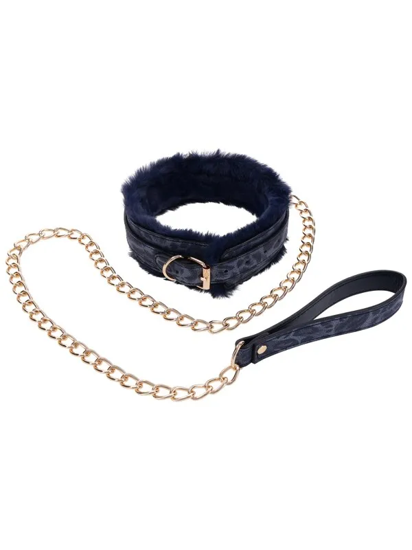 Male Sex Toys Sportsheets Sex and Mischief Cougar Fur Collar and Leash