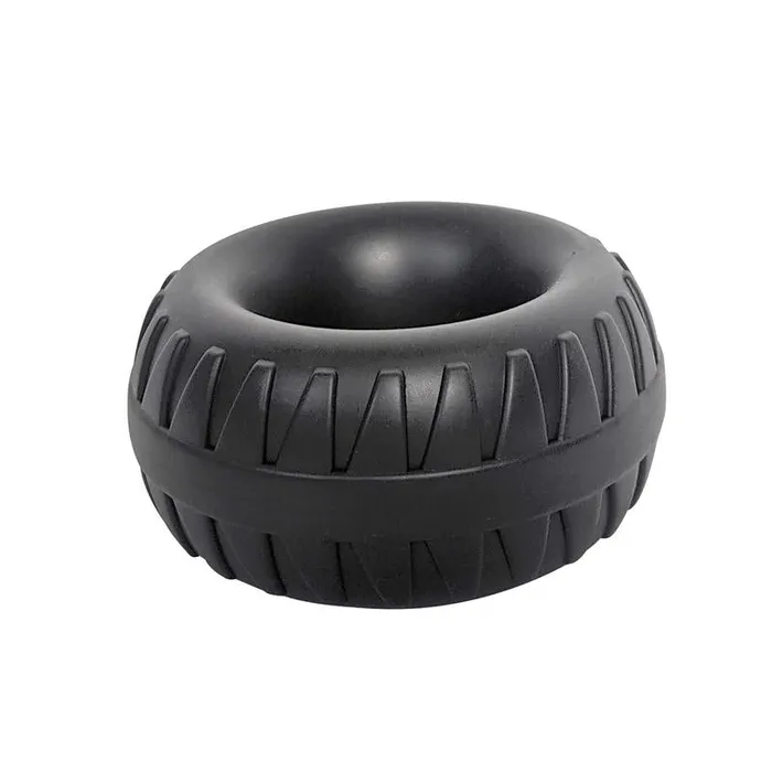 Male Sex Toys Tractor Liquid Silicone Cock Ring XL Black Brutus