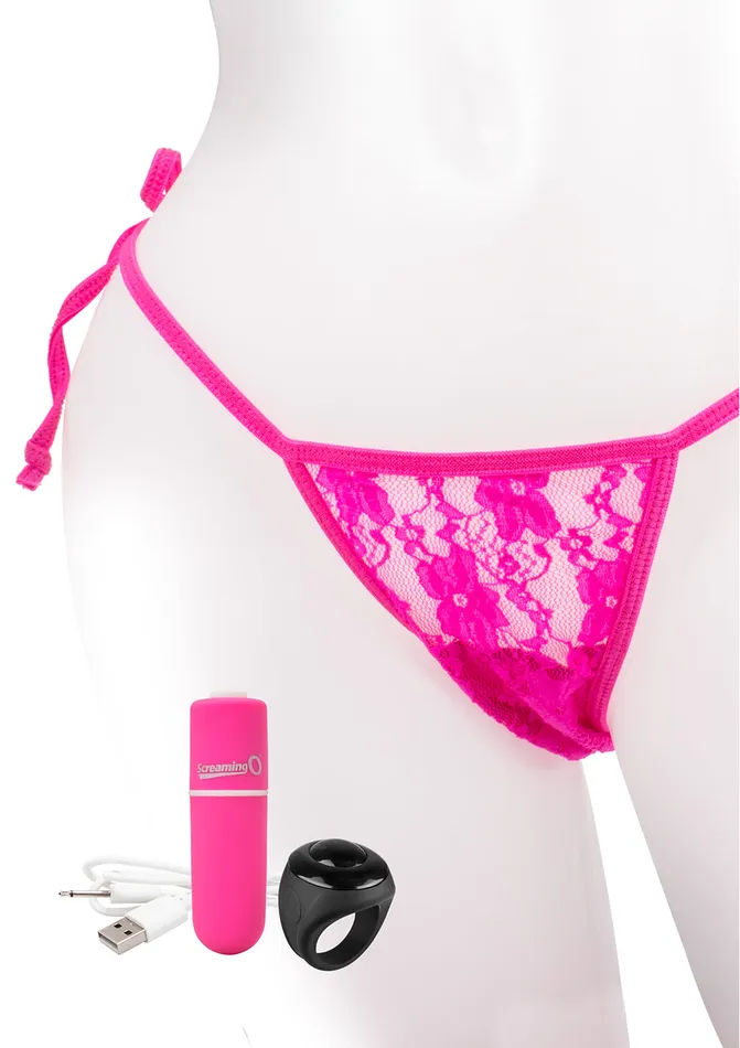 My Secret Charged Remote Control Panty Vibe Pink Screaming O Vibrators