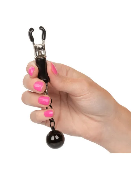 Nipple Grips Weighted Twist Nipple Clamps CalExotics Female Sex Toys Nipple Grips Weighted Twist Nipple Clamps CalExotics Female Sex Toys