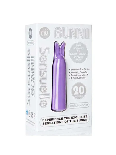 Novel Creations Vibrators NU Sensuelle Bunnii 20 Function Vibe Purple Novel Creations Vibrators NU Sensuelle Bunnii 20 Function Vibe Purple