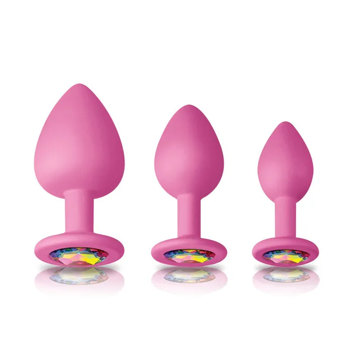 NS Novelties Anal Glams Pink Spades Anal Trainer Kit