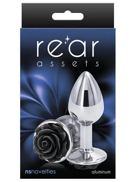NS Novelties Anal Rear Assets Rose Small Black NS Novelties Anal Rear Assets Rose Small Black