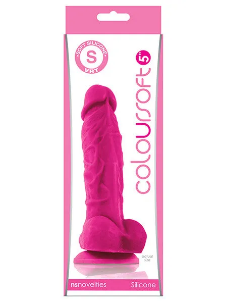 NS Novelties Dildos ColourSoft 5 in Soft Dildo Pink