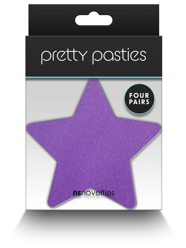 NS Novelties Vibrators Pretty Pasties Star I Assorted 4 Pair NS Novelties Vibrators Pretty Pasties Star I Assorted 4 Pair