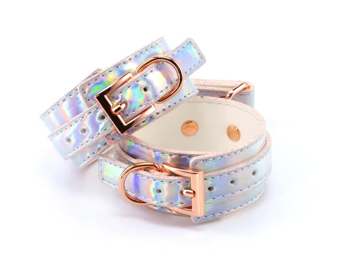 nsnovelties Couples Cosmo Bondage Ankle Cuffs Rainbow Rainbow