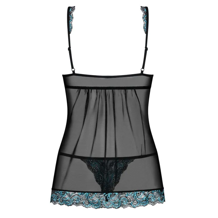 Obsessive Open Front Babydoll And String Black Obsessive Anal Obsessive Open Front Babydoll And String Black Obsessive Anal
