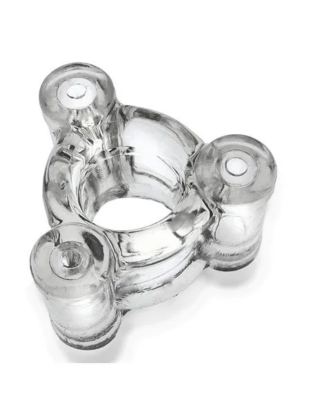 Oxballs BUZZ SQUEEZE ballsack intense triple 360 vibe CLEAR Vibrators