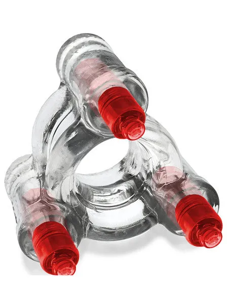 Oxballs BUZZ SQUEEZE ballsack intense triple 360 vibe CLEAR Vibrators Oxballs BUZZ SQUEEZE ballsack intense triple 360 vibe CLEAR Vibrators