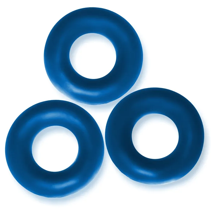 Oxballs Fat Willy 3Pack Jumbo CRings Space Blue Vibrators