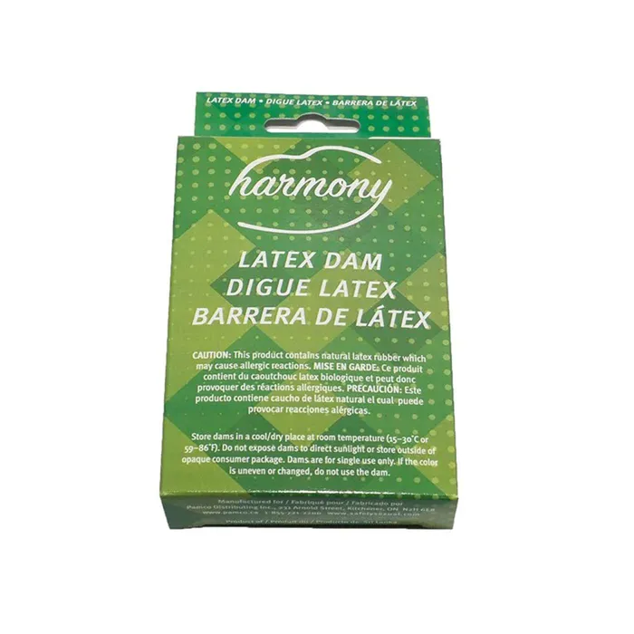 Paradise Marketing Vibrators Harmony Latex Dam 6 Count