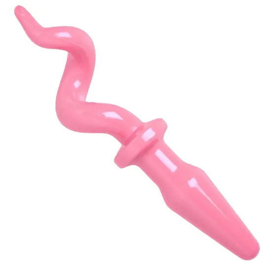 Pig Tail Pink Butt Plug Master Series Anal