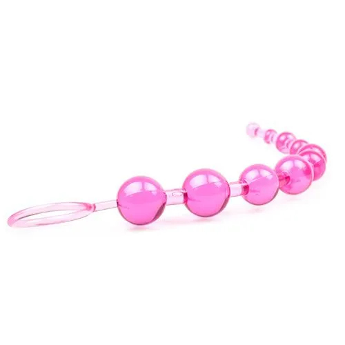 Pink Chain Of 10 Anal Beads Various Toy Brands Anal Pink Chain Of 10 Anal Beads Various Toy Brands Anal