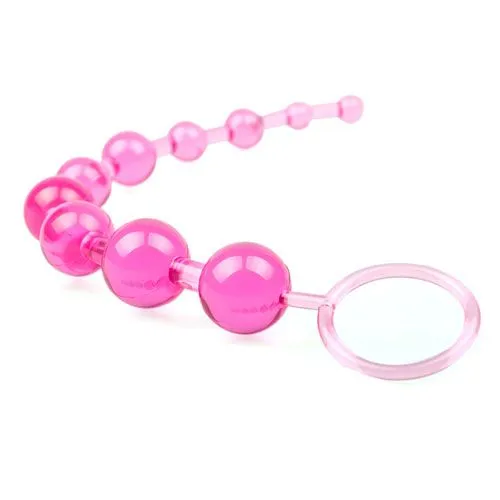 Pink Chain Of 10 Anal Beads Various Toy Brands Anal Pink Chain Of 10 Anal Beads Various Toy Brands Anal