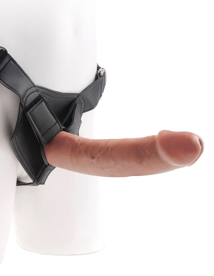 Pipedream Female Sex Toys King Cock Strapon Harness With 9 Inch Cock Tan