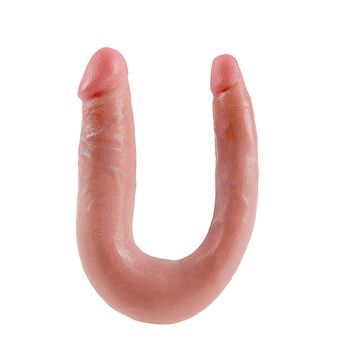 PipeDream King Cock Small Double Trouble Flesh Dildos