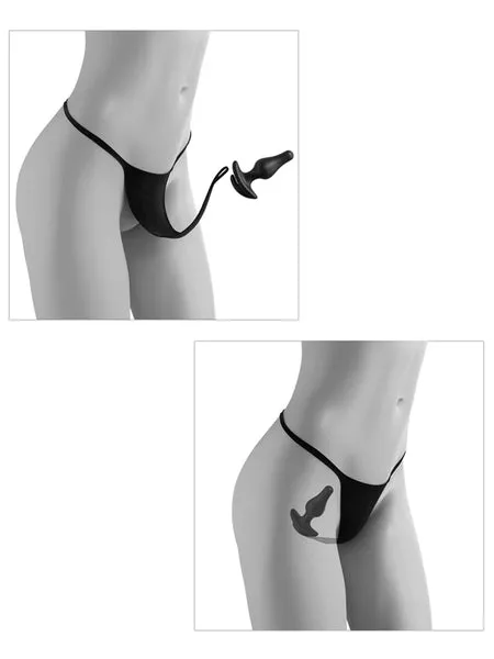 Pipedream Products Anal Hookup Remote Bowtie Bikini Fits Size SL Pipedream Products Anal Hookup Remote Bowtie Bikini Fits Size SL