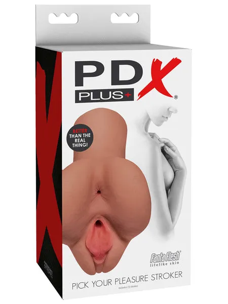 Pipedream Products Male Sex Toys Pick Your Pleasure Stroker Tan