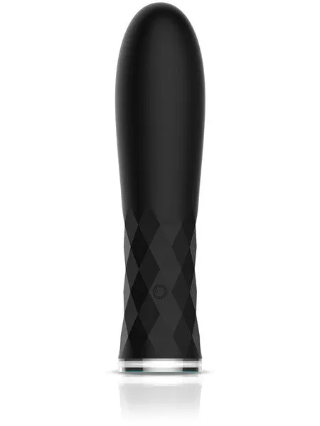 Playful Female Sex Toys Playful Diamonds The Dame Rechargeable Bullet Black