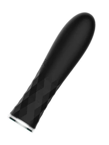 Playful Female Sex Toys Playful Diamonds The Dame Rechargeable Bullet Black