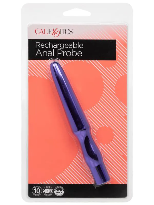 Rechargeable Anal Probe Metallic Purple CalExotics Anal Rechargeable Anal Probe Metallic Purple CalExotics Anal