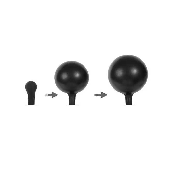 Rimba Male Sex Toys Rimba Latex Play Inflatable Anal Plug