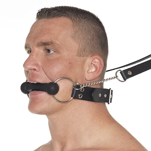 Rimba Restraints Leather Horse Bit Gag And Reins