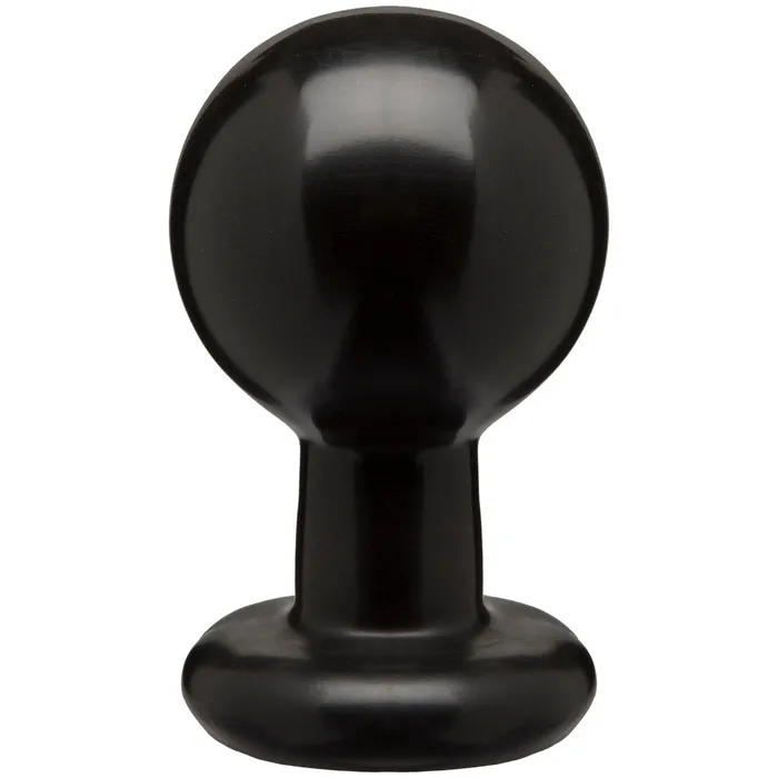 Round Butt Plug Large Black Doc Johnson Anal