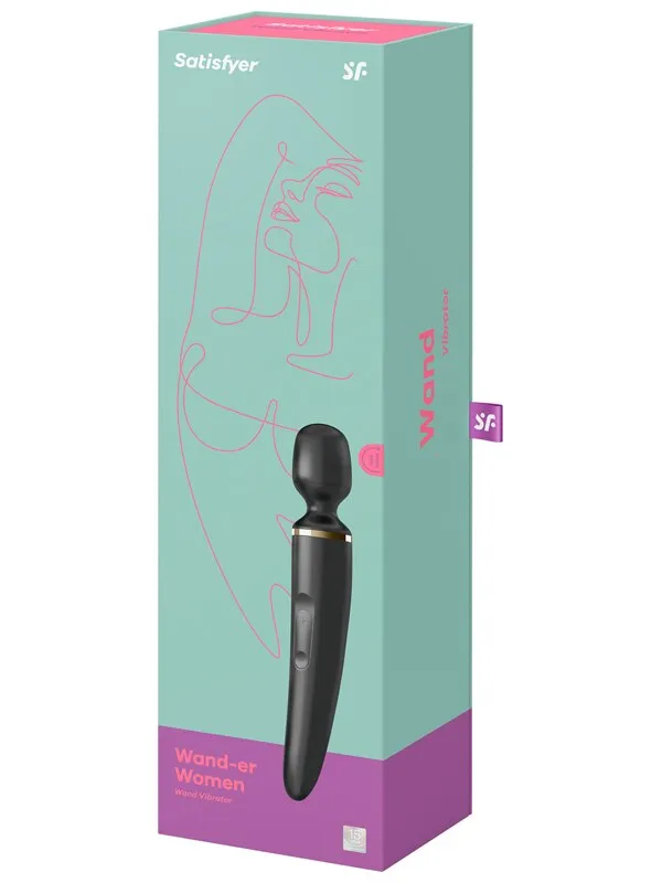 Satisfyer Satisfyer WandEr Women Black Vibrators Satisfyer Satisfyer WandEr Women Black Vibrators
