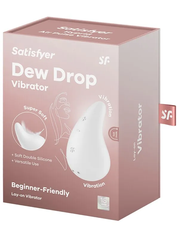 Satisfyer Vibrators Satisfyer Dew Drop White Satisfyer Vibrators Satisfyer Dew Drop White