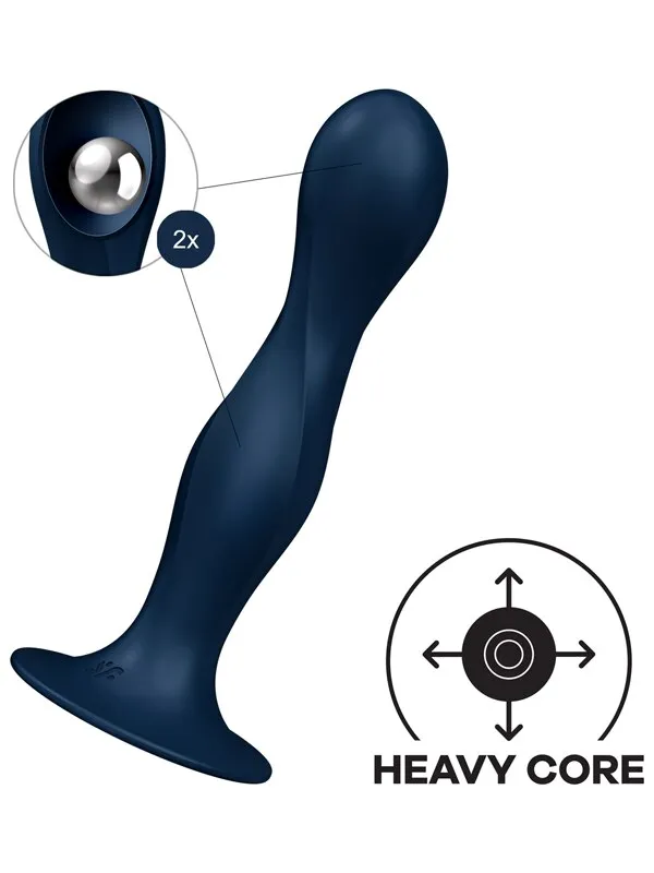 Satisfyer Vibrators Satisfyer Double BallR Dark Blue Satisfyer Vibrators Satisfyer Double BallR Dark Blue